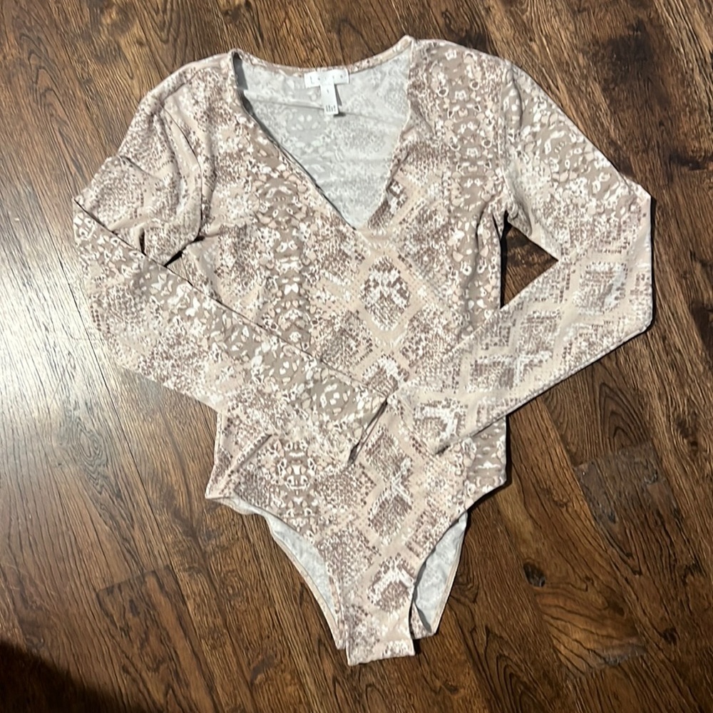 Snake Print Bodysuit